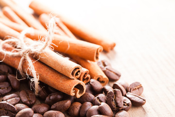 Coffee and cinnamon
