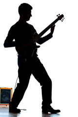 Electric Bass Guitarist