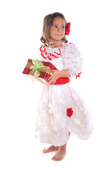 fillette de 4 ans et cadeaux de noël