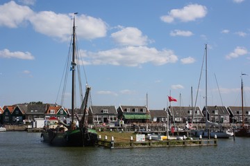 Fototapeta na wymiar Holenderska wioska rybacka