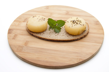 Handkäse auf Brot