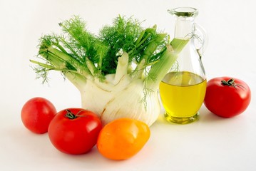 fennel as a  fragrant condiment for salad