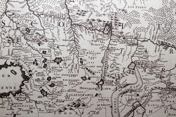 Obraz premium Old paper world map