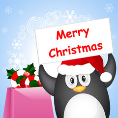 Christmas penguin