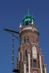 Fototapeta na wymiar Simon-Loschen-Leuchtturm, Bremerhaven