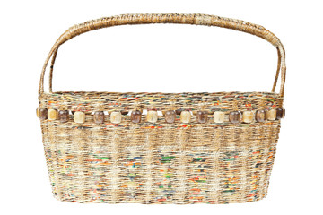 basket made from newspaper