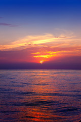 Mediterranean sea sunrise water horizon