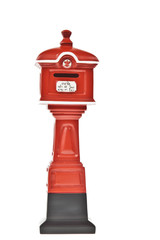 red post box in Thailand