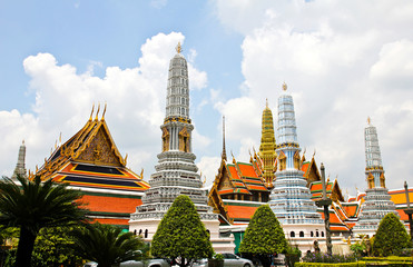 Fototapeta premium Grand Palace, the major tourism attraction in Bangkok, Thailand.