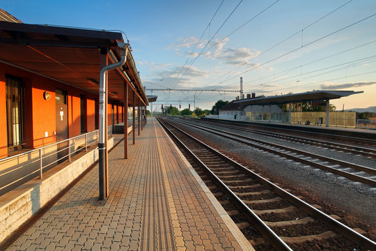 Passenger train station - railway