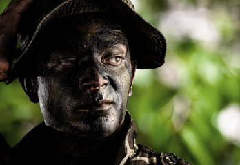 young soldier face © Krakenimages.com