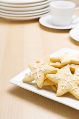 Christmas cookies on a plate