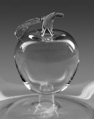 glassblowed apple