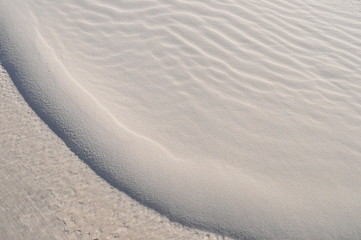 the patterns of the sand