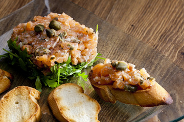 salmon tartar