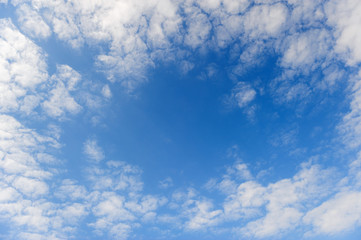 Obraz premium Abstract framework from clouds.