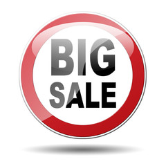Señal trafico texto BIG SALE