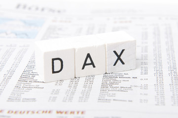Buchstabenwürfel - Dax
