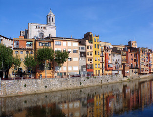 Fototapeta premium architecture jirona, spain, catalonia