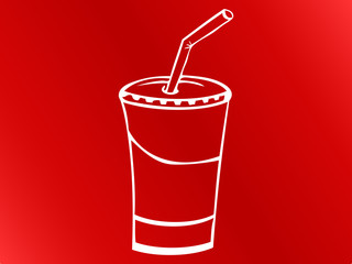 Werbevorlage für Imbissbuden - Getränke