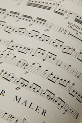 Fototapeta premium Zapis nutowy