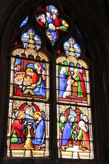 Vitrail de l'église Saint-Aignan à Chartres