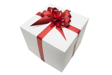 Gift box isolated on white background