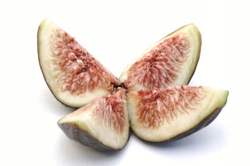 aufgeschnittene frische Feige