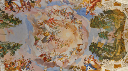 Frescos at Baroque Church
