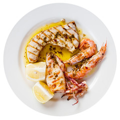 sicilian grilled fish mix