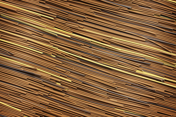 The surface of the wood, rattan, the small circle