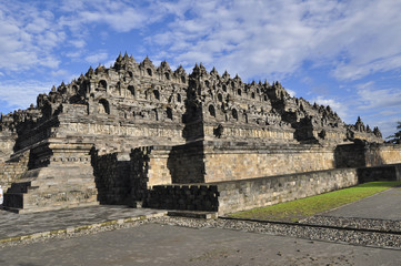 Fototapeta na wymiar Borobudur Riesentempel