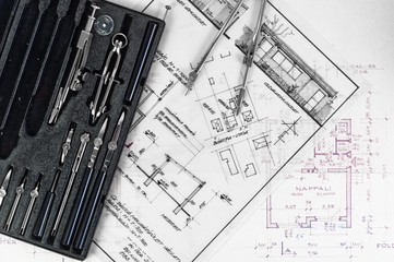 Construction plans with accessories