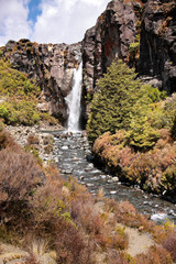 Wasserfall im Tongariro Nationalpark