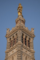 Fototapeta na wymiar Notre Dame de la Garde Church, Marseilles, France