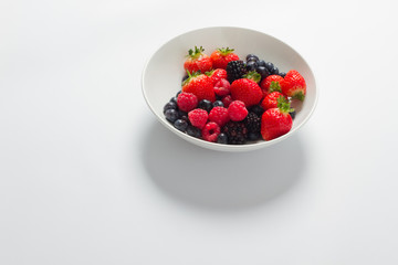 Bowl of summer berries