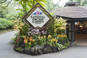 Rolgordijnen Singapore National Orchid Garden © OutdoorPhoto