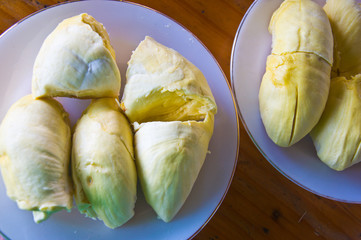 many durian Flesh