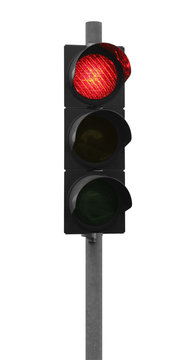 red traffic light