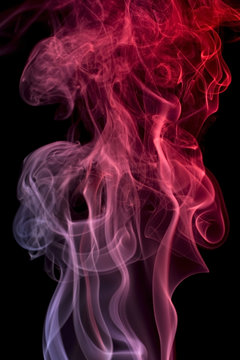 colorful smoke detail