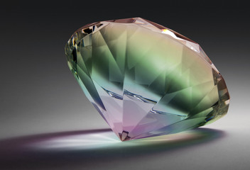 rainbow colored diamond