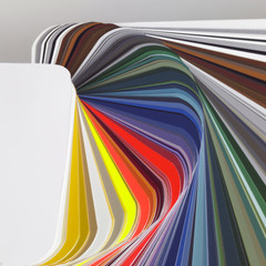 abstract color chart