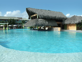 touristic resort at the Dominican Republic