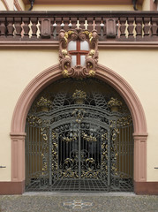 Fototapeta premium decorative gate in Freiburg