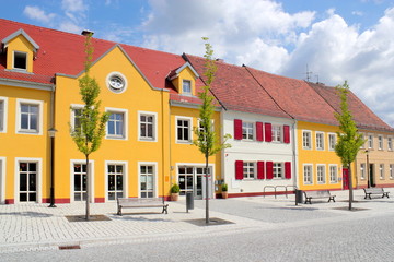Jüterbog, Sanierte Häuserzeile
