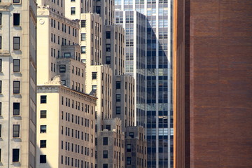 Fototapeta premium sfondo di edifici urbani