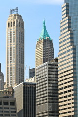 Fototapeta na wymiar grattacieli in Lower Manhattan