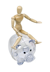 Riding Wild Piggy Bank