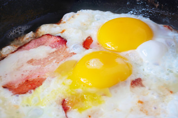 Bacon and eggs