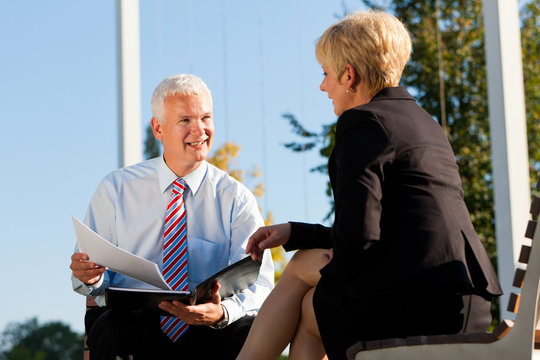 Business Coaching im Freien